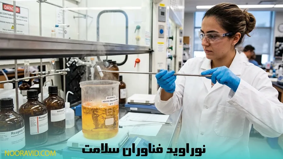 خارج کردن مگنت آزمایشگاهی داغ از بشر با استفاده از مگنت گیر